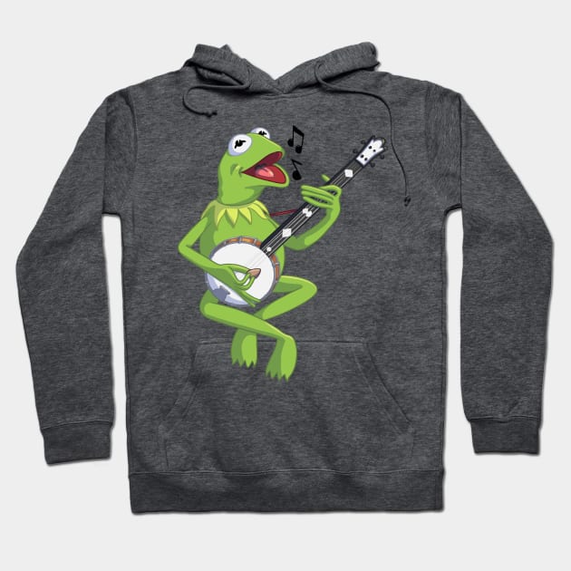 Kermit Hoodie by jfeldmanart